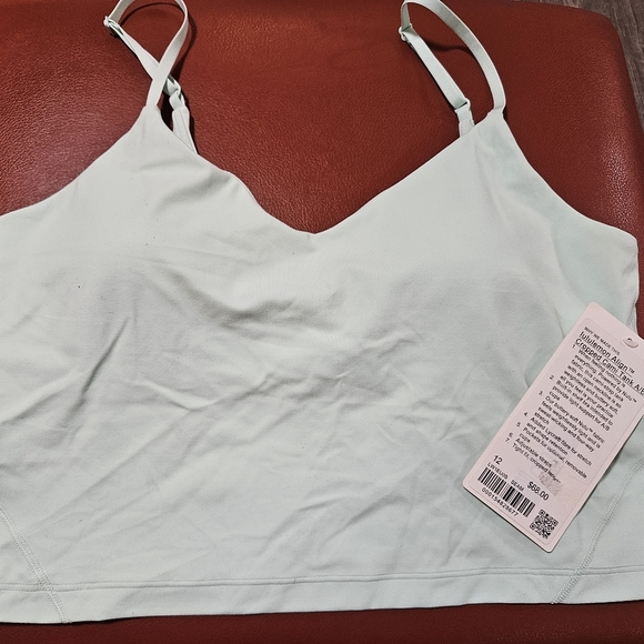 lululemon athletica Tops - Lululemon Athletica Mint Green Cropped Cami Tank